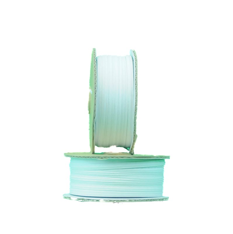 Green and White Twist Ties 03-230