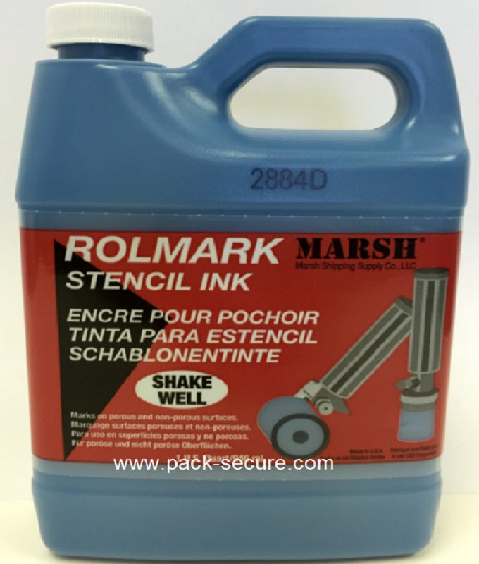 Rolmark Stencil Ink - Blue - 20908