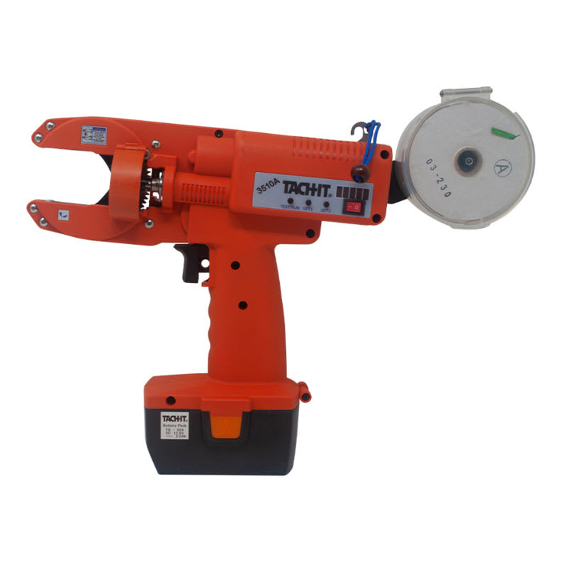 Side View of the 3510A Twist Tie Machine
