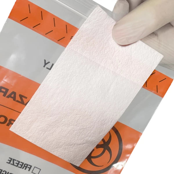 Bio-Hazard Bag 6 x 9 - Specimen Shield w/Absorbent pad 2 Mil 1000 Ct - NON-RETURNABLE