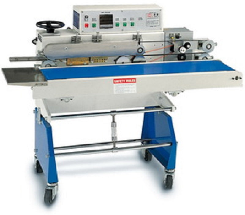 AIE-B7202 Sealer - Video Note: This is not the B7202 Machine. This video is only to show how a band sealer operates.