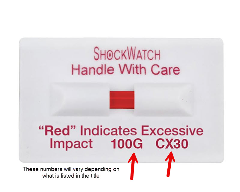 ShockWatch Clips Single Tube 32907