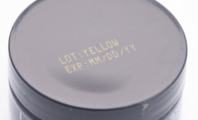 Yellow on Dark Material