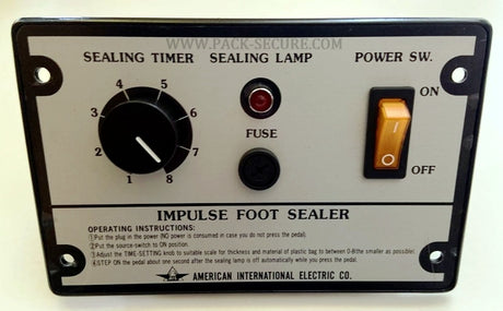 Timer for AIE 10mm Foot Impulse Sealers - TI-FL3