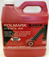 Rolmark Stencil Ink - Red - 20909