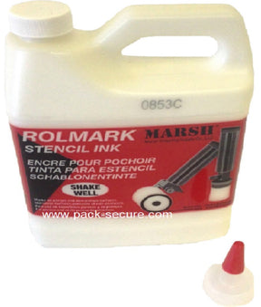 Rolmark Stencil Ink - White - 20898