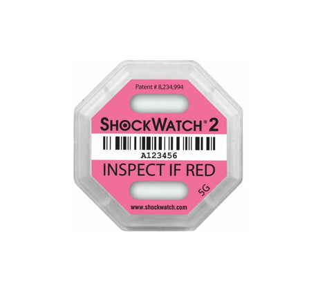 45000K ShockWatch 2 Impact Indicator 5G