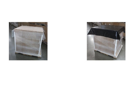 Black Pallet Top Cover, also available in Clear.