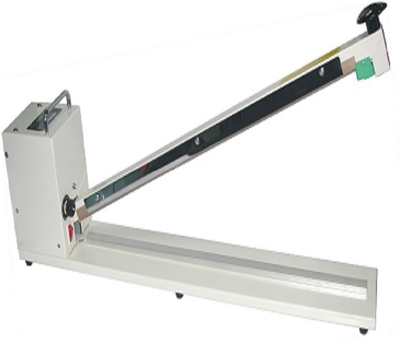 AIE 40" Hand Sealer, AIE-1000T - The sealer in the video looks different, but operates the same.