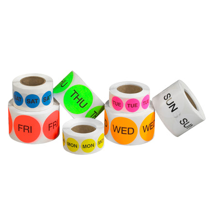 Days of the Week Labels