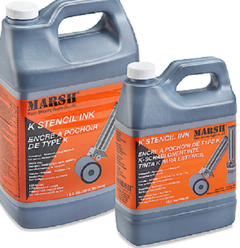 K-BK-Q - K Stencil Ink - Black - 1 Quart Can