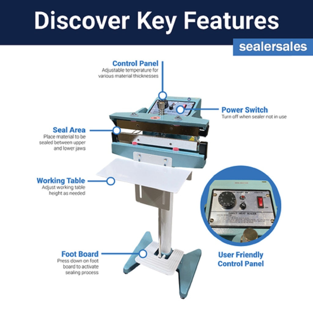 KF-400DF Sealersales Direct Heat