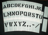 Magnetic Letter Stencil Set 8 inch