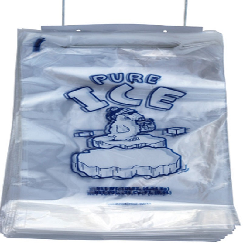 Ice Bags Wicketed with Twist Tie