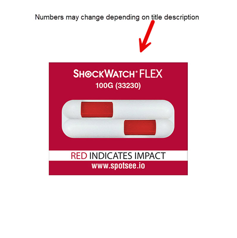 ShockWatch Flex Clips Double Tube 33235