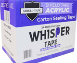 24 Rolls of Quiet Release Clear Tape